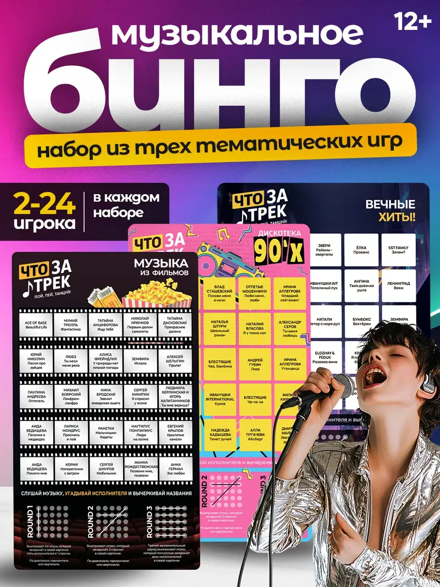 Набор для вечеринки Что за трек 3 в1